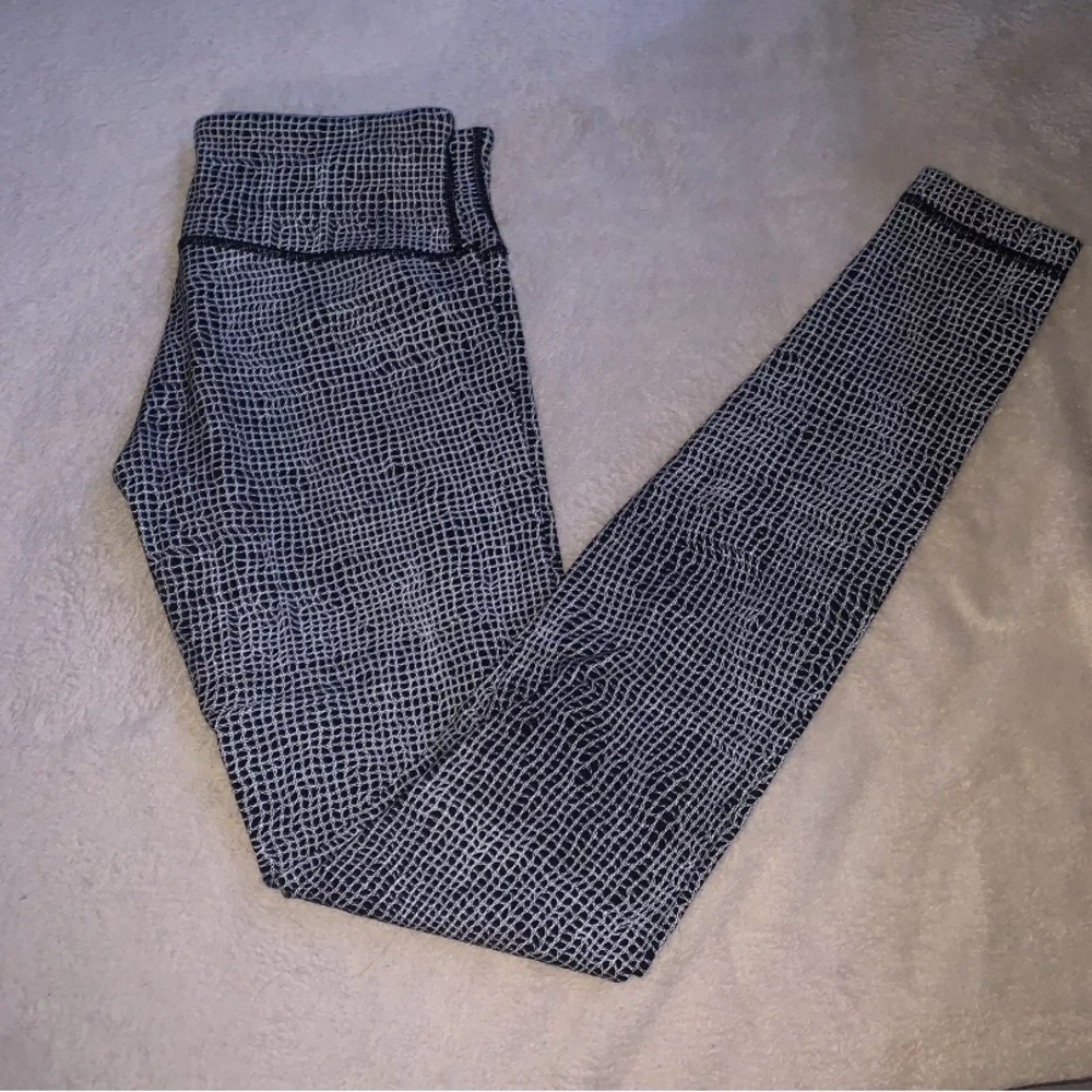 Lululemon Wunder Under Pant Iii Fall Net White Bl… - image 5